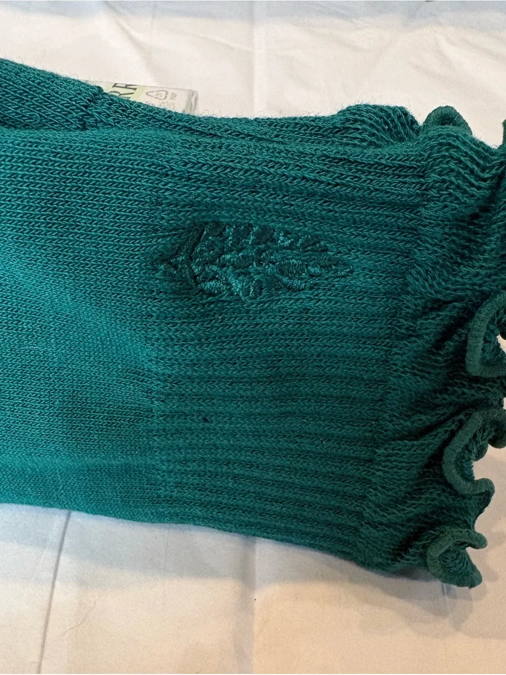 FP Movement Women's Classic Ruffle Socks - Green